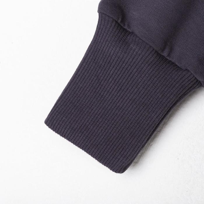 Свитшот для мальчика MINAKU: Casual Collection KIDS цвет графит, рост 116 Свитшот для мальчика MINAKU: Casual Collection KIDS цвет графит, рост 116