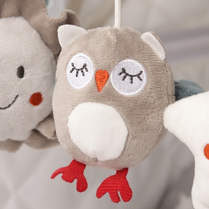 Подвеска - погремушка &laquo;Совушка&raquo;, пищалка, шуршит, на кроватку, коляску, Крошка Я