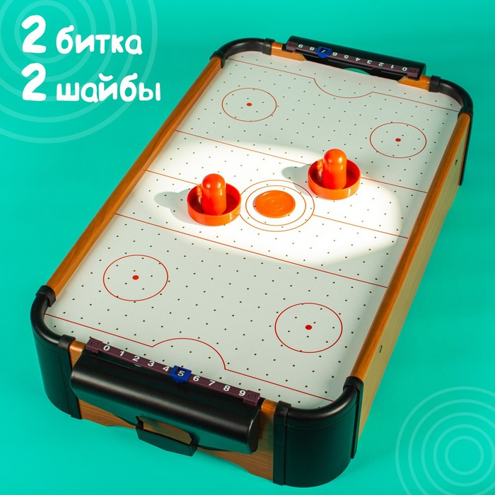 Настольный игра «Аэрохоккей. Профессионал», работает от батареек, 2 игрока, 3+ Настольный игра «Аэрохоккей. Профессионал», работает от батареек, 2 игрока, 3+