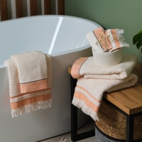 Полотенце махровое LoveLife &laquo;Муссон&raquo; 50х80 см, оранжевый, 100% хлопок, 500 гр/м2