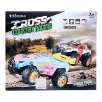 Машина радиоуправляемая CROSS, 1:18, в комплекте педали и руль, работает от батареек, МИКС Машина радиоуправляемая CROSS, 1:18, в комплекте педали и руль, работает от батареек, МИКС