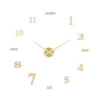 Часы настенные интерьерные, 3d, наклейка, большие, d-120 см Часы настенные интерьерные, 3d, наклейка, большие, d-120 см