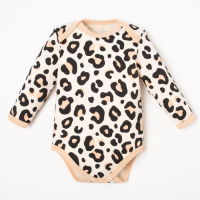 Боди с дл. рукавом Крошка Я &laquo;Леопард&raquo;, рост 74-80 см