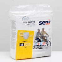 Урологические трусы для взрослых Seni Active Normal, для средней и тяжёлой степени недержания, размер M, 30 шт Урологические трусы для взрослых Seni Active Normal, для средней и тяжёлой степени недержания, размер M, 30 шт