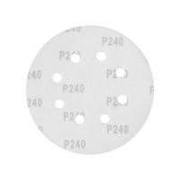 Круг абразивный шлифовальный под "липучку" ТУНДРА, перфорированный, 150 мм, Р240, 5 шт. Круг абразивный шлифовальный под "липучку" ТУНДРА, перфорированный, 150 мм, Р240, 5 шт.