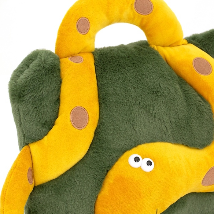 Мягкая игрушка - подушка, 35 см, цвет зелёный