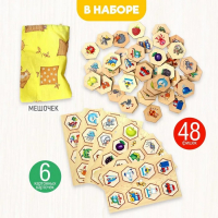 Лото деревянное &laquo;Пчёлка&raquo;