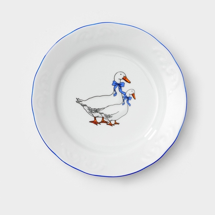 Сервиз фарфоровый столовый &laquo;Гуси&raquo;, 48 предметов