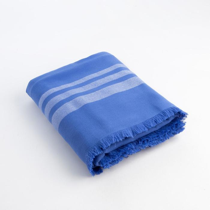 Полотенце махровое двухстороннее Этель Полотенце махровое двухстороннее Этель "Уют" 90*170 см, цв.синий,100% хл, 240 гр/м2