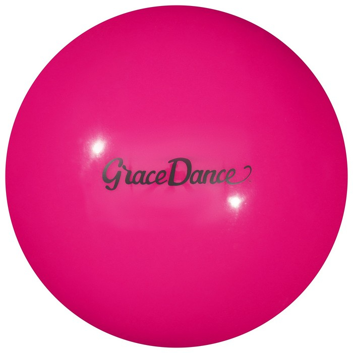 Мяч для художественной гимнастики Grace Dance, d=16,5 см, 280 г, цвет розовый