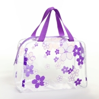 Косметичка на молнии, цвет фиолетовый Косметичка на молнии, цвет фиолетовый