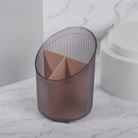 Органайзер для хранения, 3 секции, 17,5 &times; 13 &times; 13 см, цвет чёрный/розовый