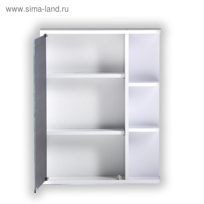 Зеркало-шкаф для ванной комнаты Зеркало-шкаф для ванной комнаты "Стандарт 55" правый, 70 см х 55 см х 12 см