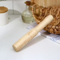 Толкушка &laquo;Картофелемялка&raquo;, 24,5&times;4,5 см, диаметр рабочей части 3,5 см, бук