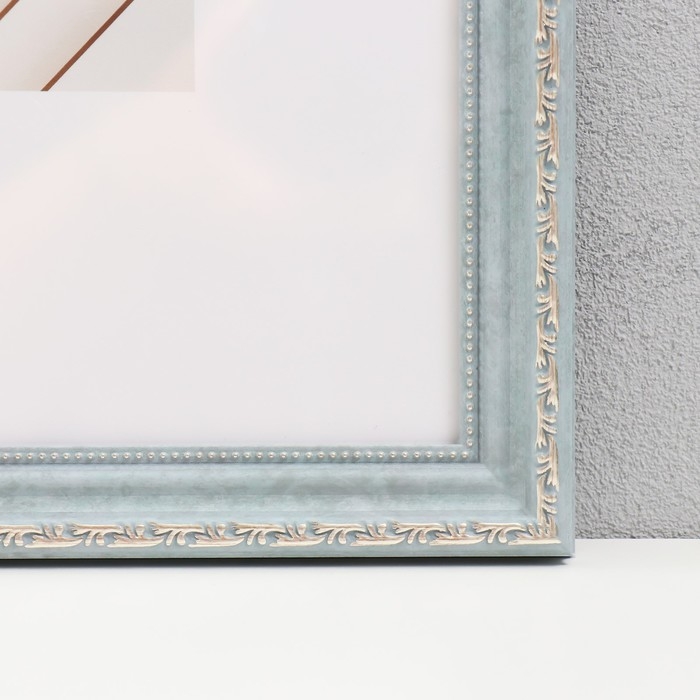 Фоторамка пластик "МИРАМ" 30х40 см, (пластиковый экран), серый