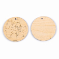 Новогодние заготовки для творчества &laquo;Новый год! Шары&raquo;, с карандашами