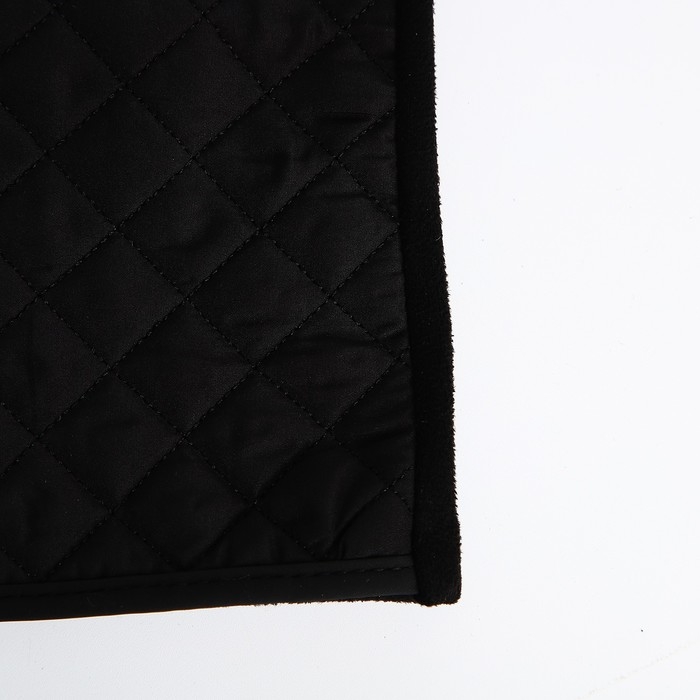 Перчатки женские, безразмерные, без утеплителя, цвет чёрный Перчатки женские, безразмерные, без утеплителя, цвет чёрный