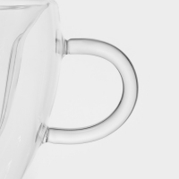 Кружка стеклянная с двойными стенками Magistro «Сердце», 250 мл Кружка стеклянная с двойными стенками Magistro «Сердце», 250 мл