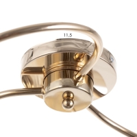 Люстра "Фокс" 3хЕ27 40Вт золото 50х50х12 см