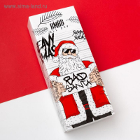 Набор новогодних мужских носков "Плохой Санта" р. 41-44