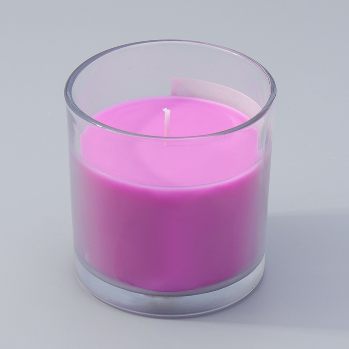 Свеча ГИГАНТ ароматическая в стакане Свеча ГИГАНТ ароматическая в стакане "Чёрная вишня", соевый воск, 10х10 см