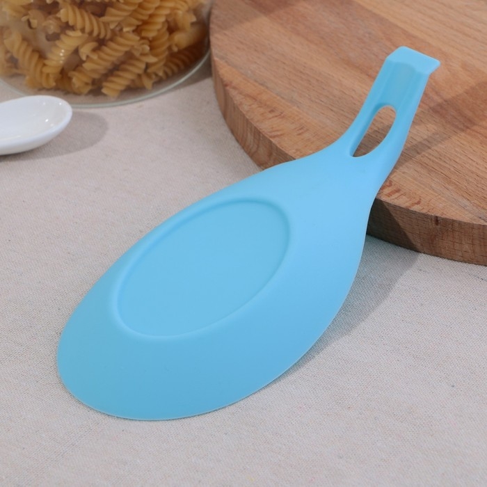 Подставка под ложку «Что готовишь?», силикон, 20 х 9 см Подставка под ложку «Что готовишь?», силикон, 20 х 9 см