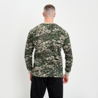 Лонгслив мужской, цвет зелёный камуфляж/пиксель МИКС, размер 54 Лонгслив мужской, цвет зелёный камуфляж/пиксель МИКС, размер 54