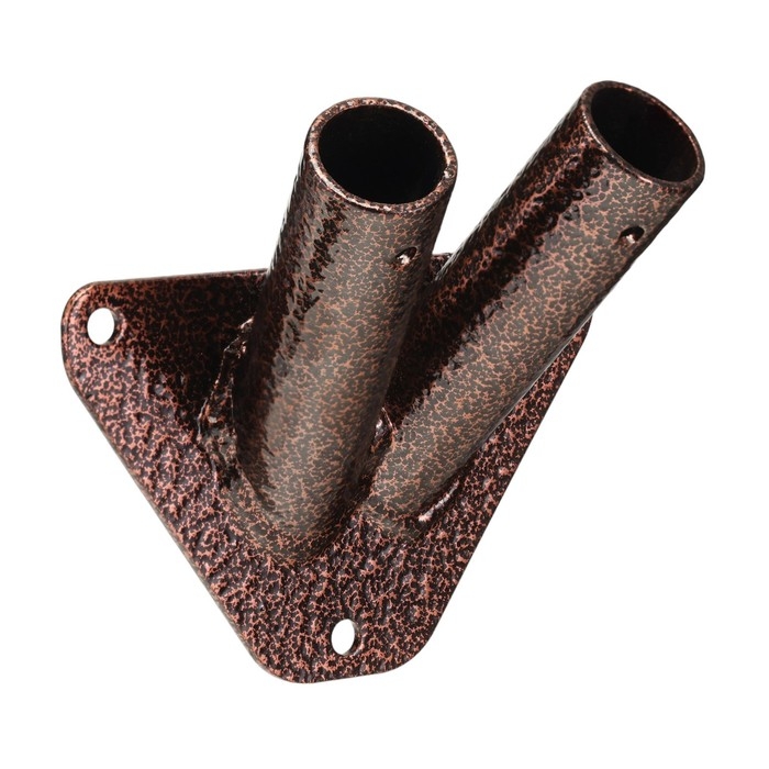 Флагшток &ndash; кронштейн, крепление на 2 флага, уличный, настенный d-2.7 см