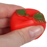 Набор резиновых игрушек для ванны &laquo;Овощи-Фрукты&raquo;, с пищалкой, 6 шт, виды МИКС, Крошка Я