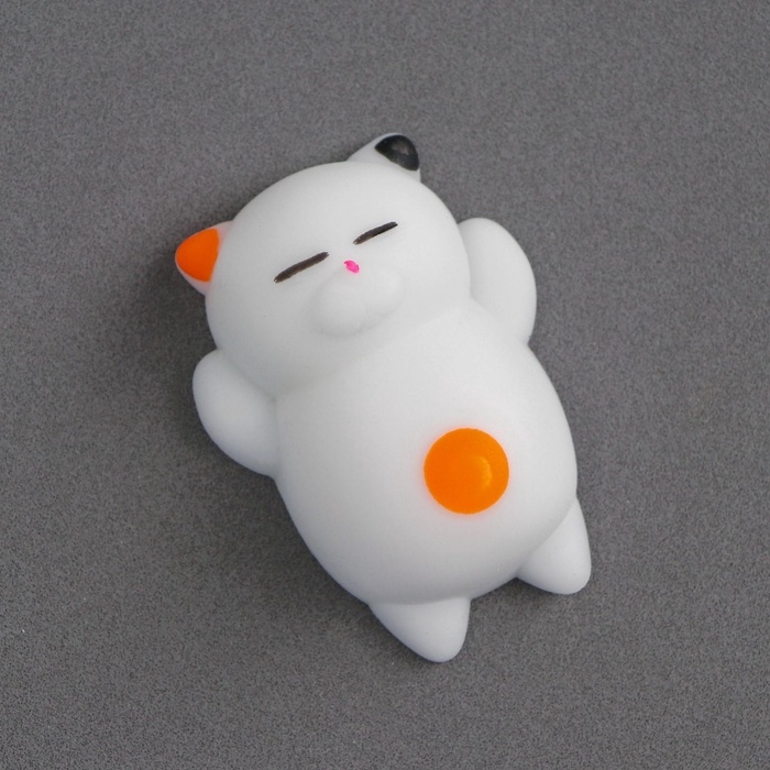 Сквиш антистресс &laquo;Кошечка&raquo;, набор мялок 3 шт, цвет белый