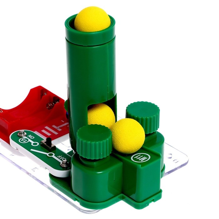 Электронный конструктор &laquo;Метательная машина&raquo;, 11 деталей, 6 шариков