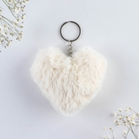Брелок для ключей пушистик, детский, сердечко &laquo;Ты моя радость&raquo;, 9 х 10 см