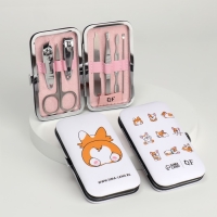 Набор маникюрный &laquo;CORGI&raquo;, 7 предметов, PVC-чехол, разноцветный