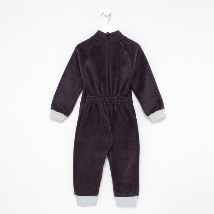 Комбинезон для мальчика, цвет тёмно-серый, рост 86-92 см Комбинезон для мальчика, цвет тёмно-серый, рост 86-92 см