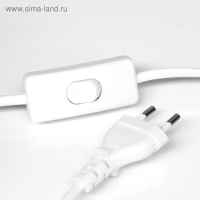 Лампа настольная "Цветы" 1xE27 40Вт белый 14,5х14,5х19,5 см RISALUX Лампа настольная "Цветы" 1xE27 40Вт белый 14,5х14,5х19,5 см RISALUX