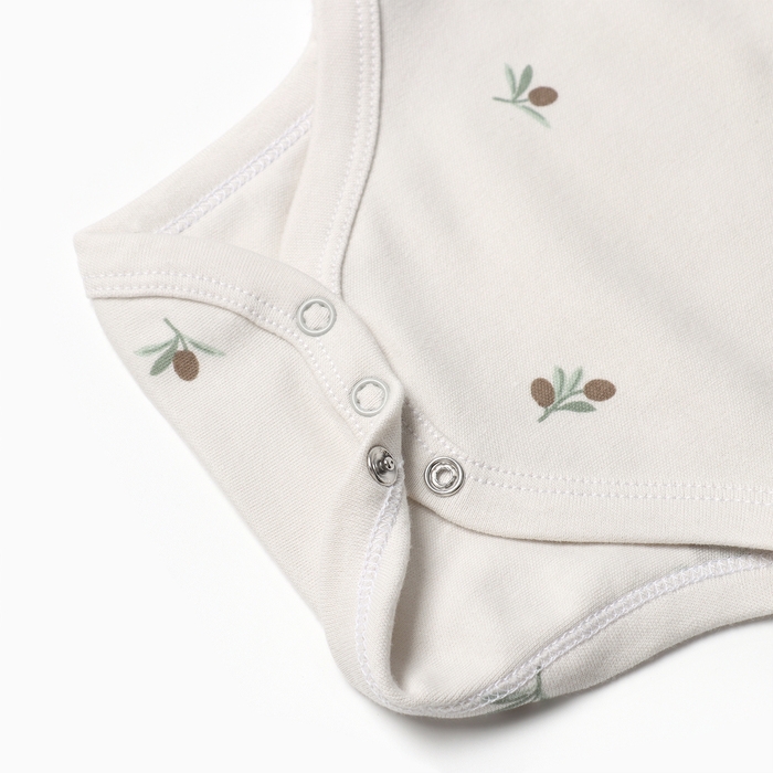 Боди-майка Крошка Я Olives, р. 62-68, молочный