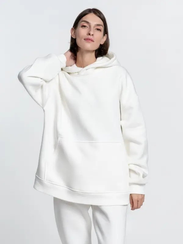 Худи Kulonga Oversize, молочно-белое, размер ХS/S