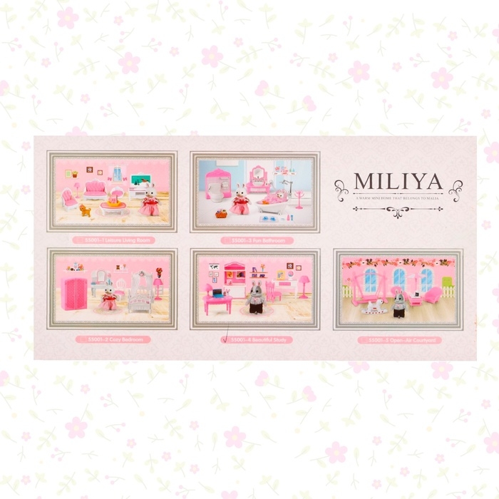 Набор игровой &laquo;Зайчик&raquo; с мебелью и аксессуарами