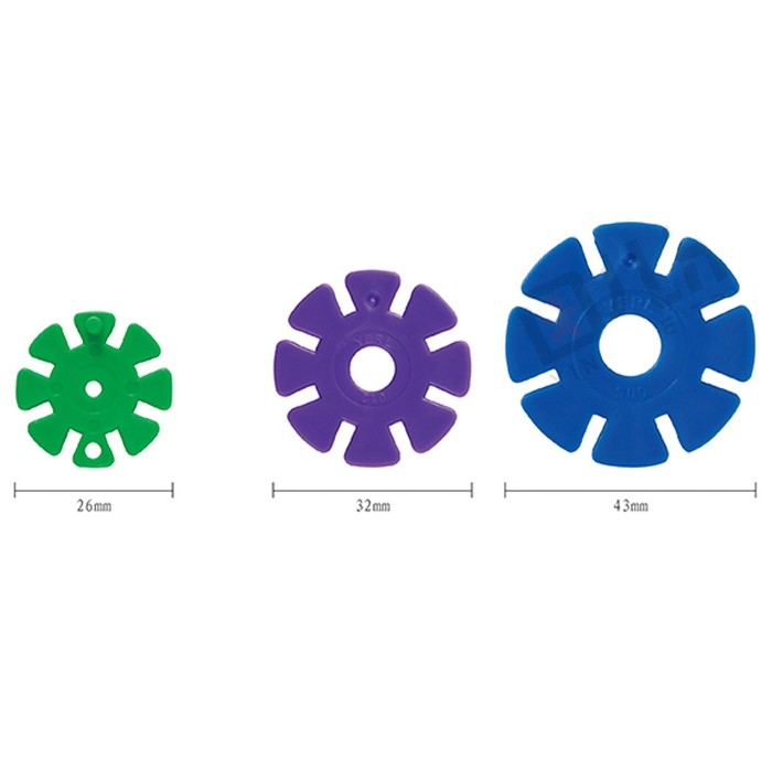 Конструктор обучающий &laquo;Круглые снежинки&raquo;, 198 деталей