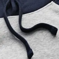 Толстовка унисекс Seattle темный меланж/черный, размер XS