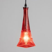 Светильник подвесной "Эйфель" Е14 40Вт красный 8х8х27-127см Светильник подвесной "Эйфель" Е14 40Вт красный 8х8х27-127см
