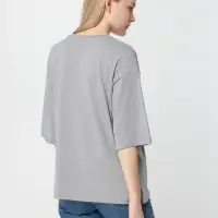 Футболка унисекс оверсайз Street Vibes, серая, размер M/L