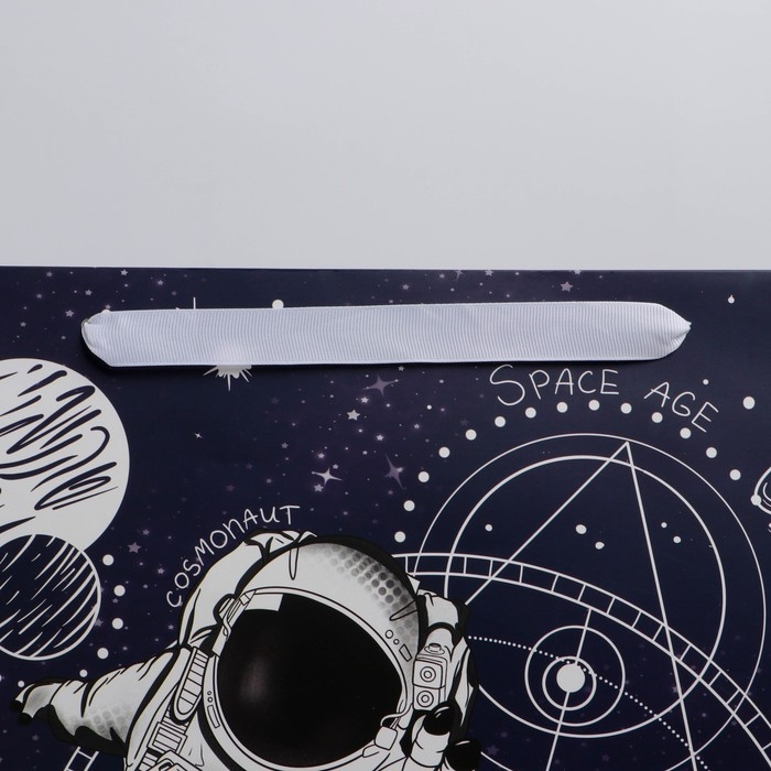 Пакет подарочный ламинированный горизонтальный, упаковка, &laquo;Космос: Полёт&raquo;, XL 49 х 40 х 19 см