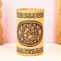 Туес "Пионы", 10,5х20 см, береста Туес "Пионы", 10,5х20 см, береста