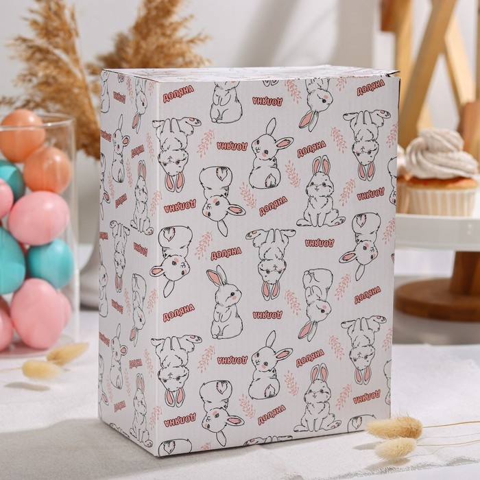 Подставка для яиц Доляна &laquo;Зайка&raquo;, 25&times;18&times;9 см, цвет розовый