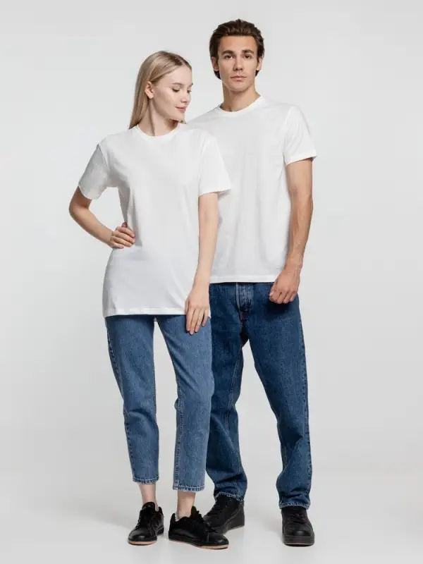 Футболка T-Bolka 160, белая (теплый оттенок), размер XS