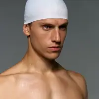 Шапочка для плавания Aquasana, белая Шапочка для плавания Aquasana, белая