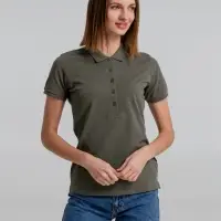 Рубашка поло женская Neptune темно-серая, размер M