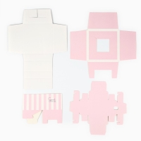 Коробка подарочная для цветов с вазой из МГК складная, упаковка, &laquo;Для тебя&raquo;, 16 х 23 х 16 см