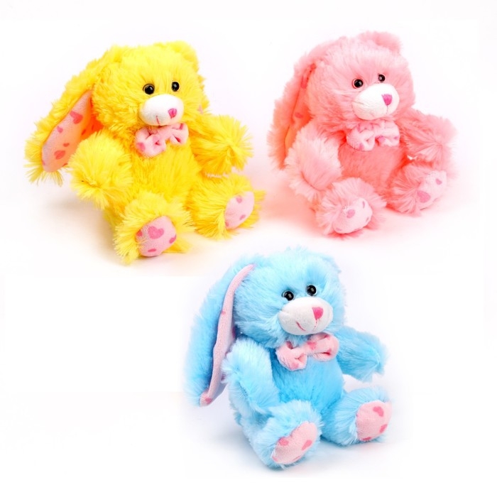 Мягкая игрушка «Зайчик», 16 см, цвет МИКС Мягкая игрушка «Зайчик», 16 см, цвет МИКС